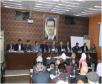 وزير الإدارة المحلية والبيئة المهندس حسين مخلوف خلال جلسة مجلس محافظة ريف دمشق