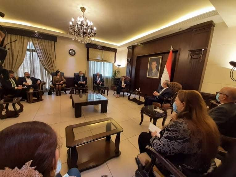 11اجتماع الوزير مع وزيرة العراق