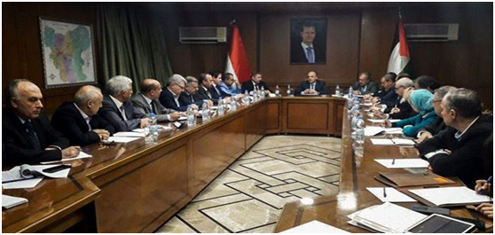 جلسة الوزراء في حلب