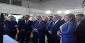 الوزراء مخلوف وعرنوس وحمود وسفاف يجولون على أجنحة معرض دمشق الدولي